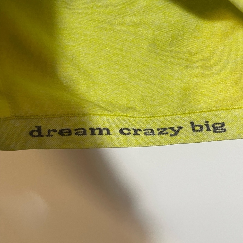 Athleta Girl Solid Tracker Long Sleeve Color: Wild Lime Heather Size M/8-10 - Picture 3 of 7